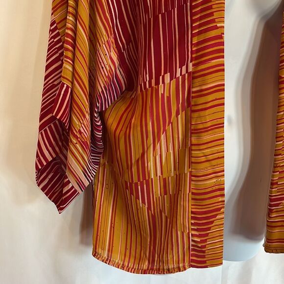 Cabi Kimono  3/4 sleeve Open Front Size Medium - Picture 4 of 11